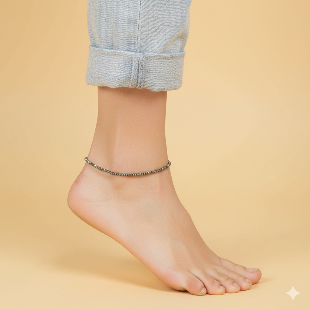 Pyrite Anklet
